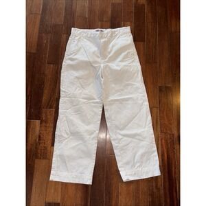 Urban Outfitters White Baggy Pants Chino Sz 34 Inseam 26"